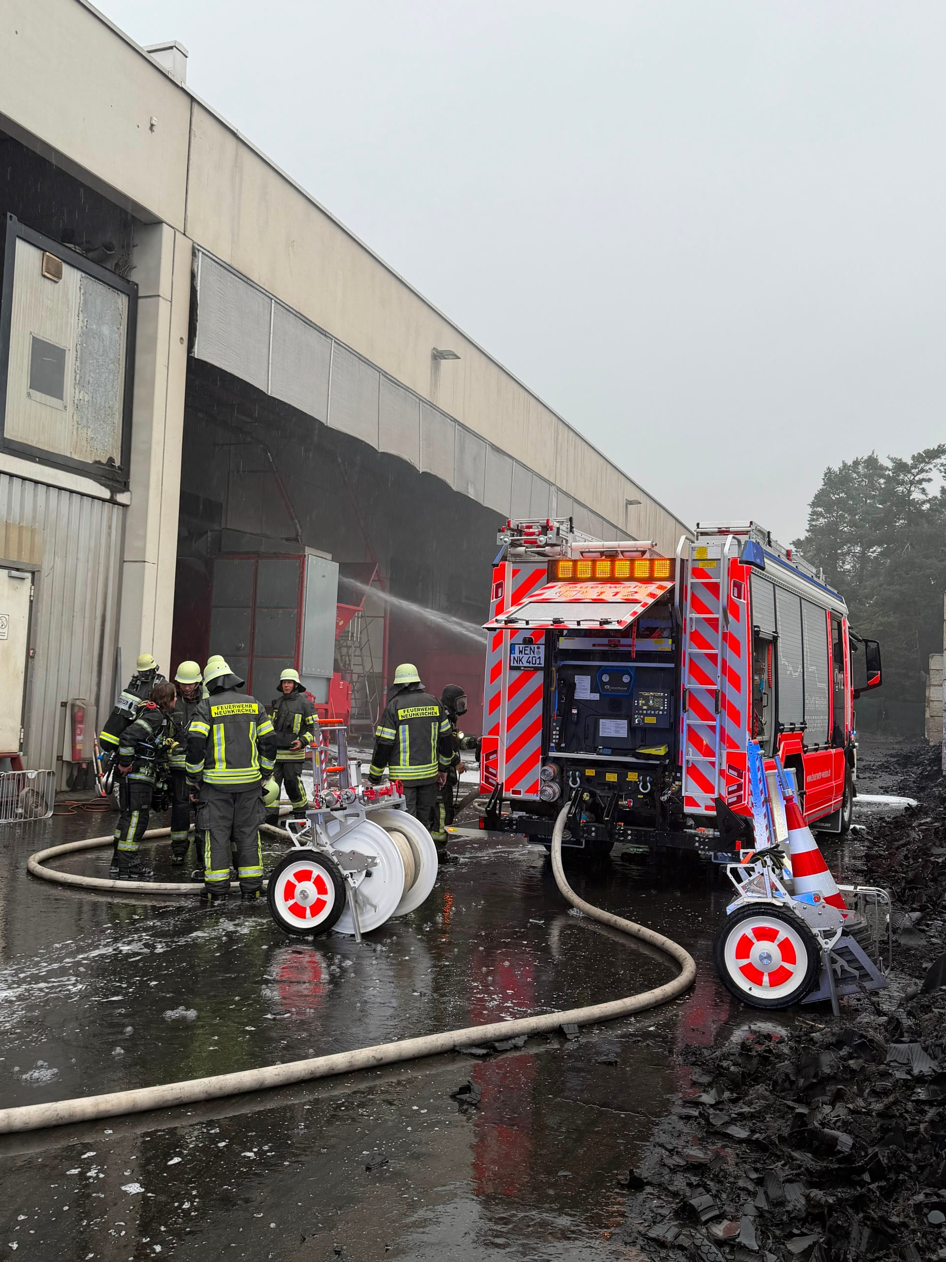 Maschinenbrand mit starker Rauchentwicklung – Bild 7