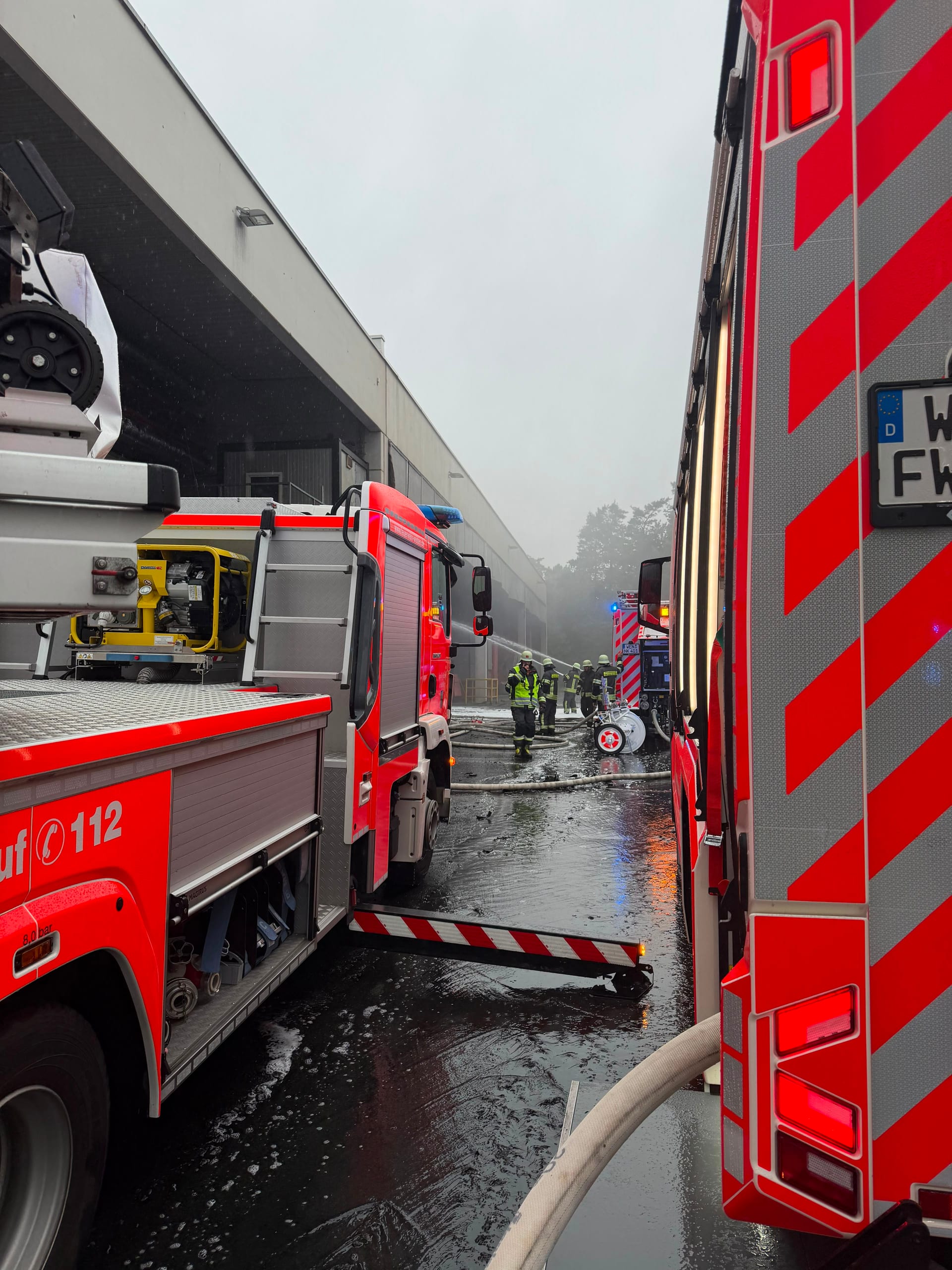 Maschinenbrand mit starker Rauchentwicklung – Bild 3