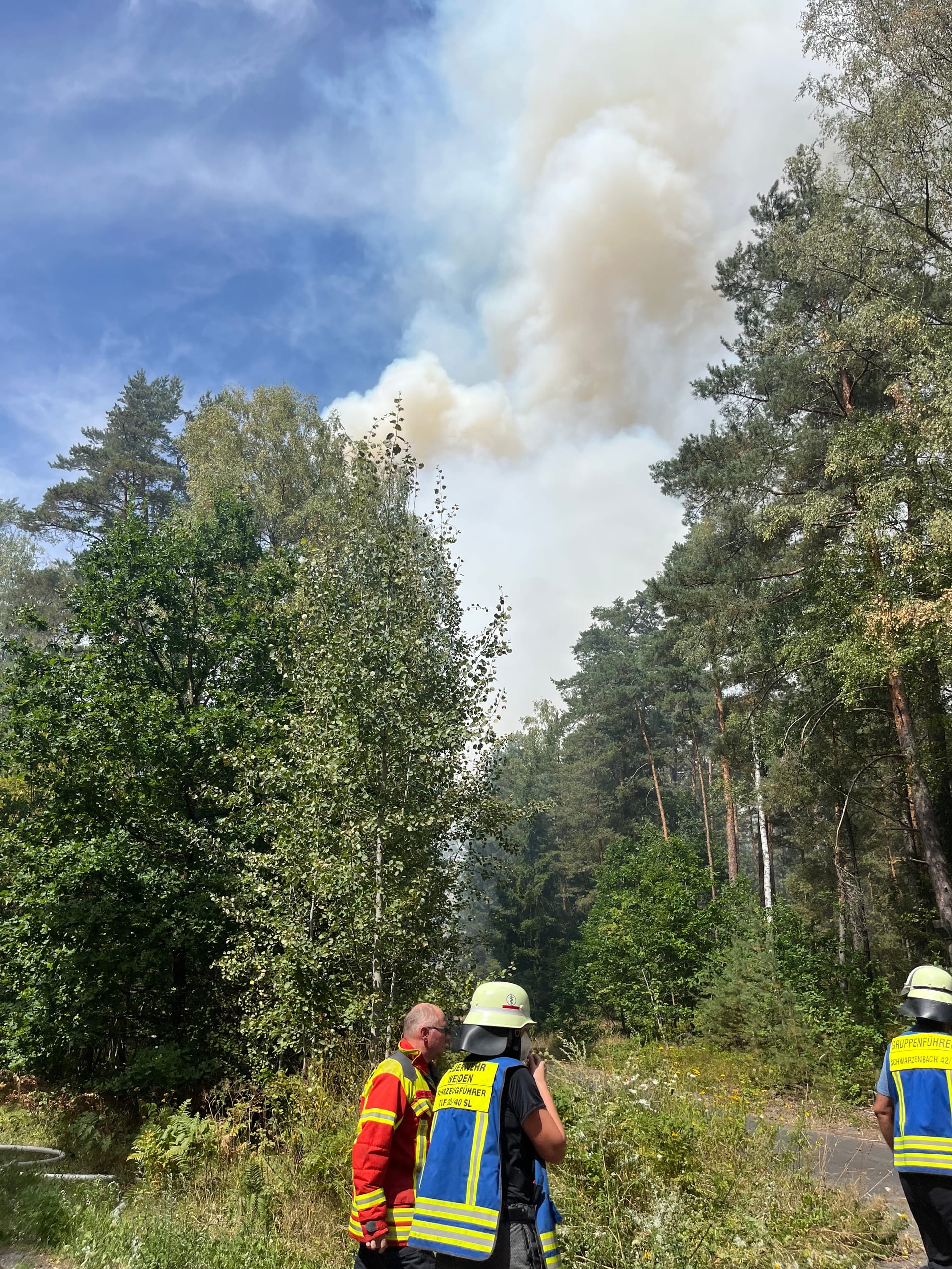 Waldbrand im Mantler Forst – Bild 1