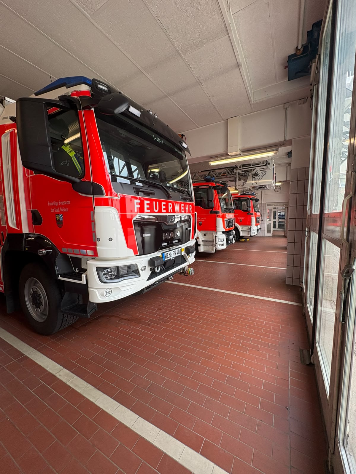 Zweite Fahrzeughalle