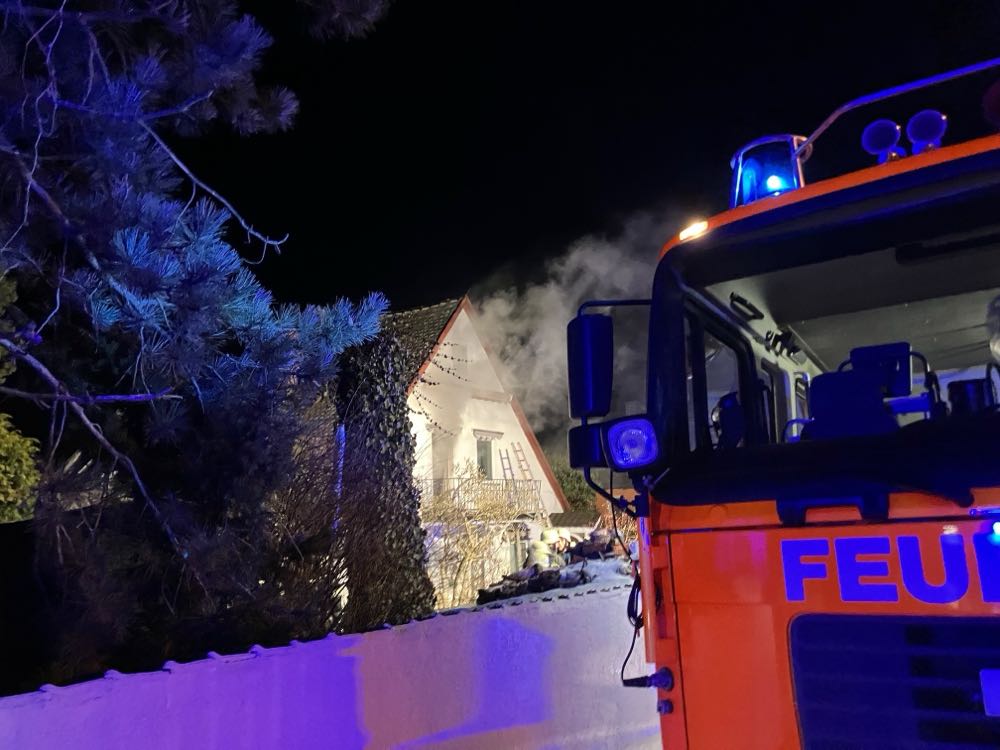 Herausfordernder Gebäudebrand